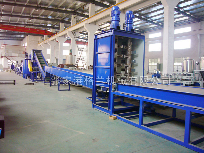 PET bottle cleaning production line