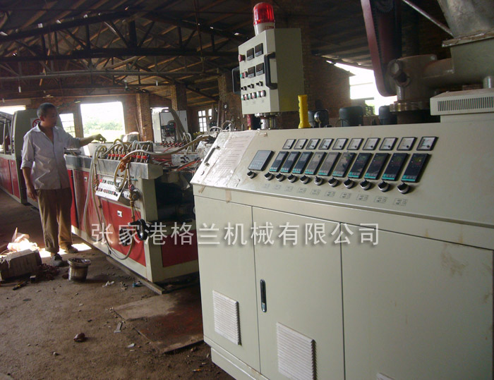 Wood plastic production line